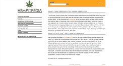 Desktop Screenshot of hempopedia.com